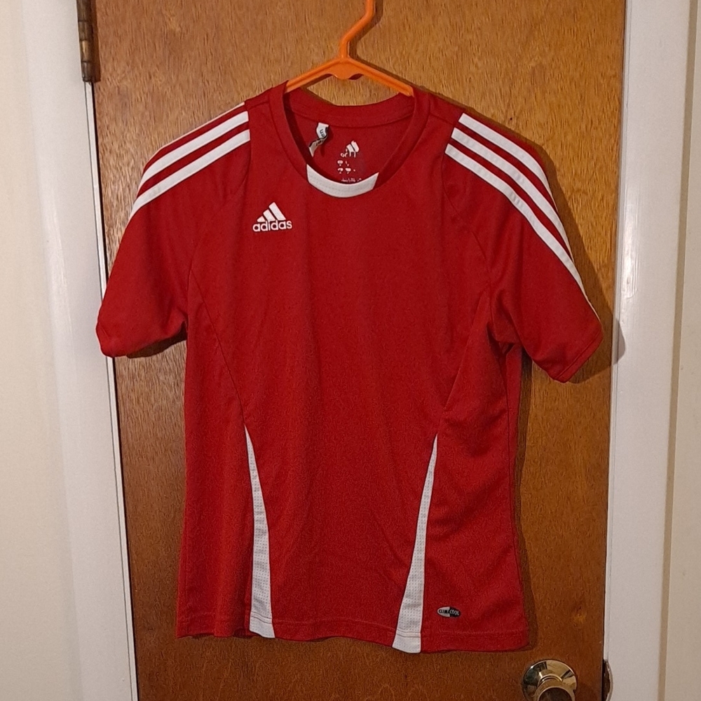 Adidas Kids Red Sports Shirt